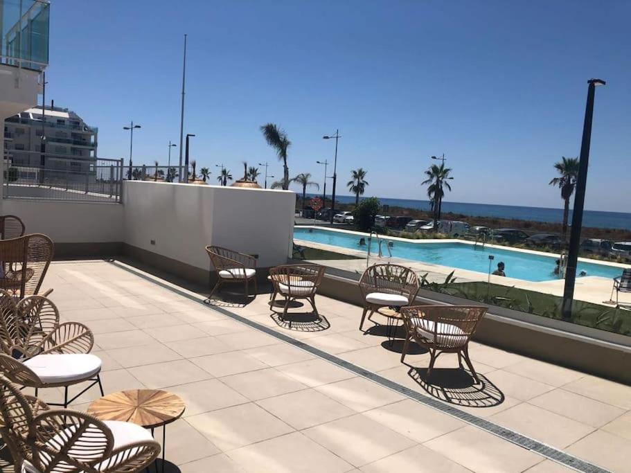 Apartamento Duna Beach Primera Linea De Playa Torrox Eksteriør bilde